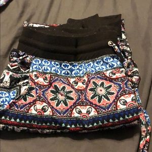 Elephant print joggers